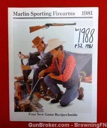 Orig Marlin Sporting Firearms Catalog 1981-img-0