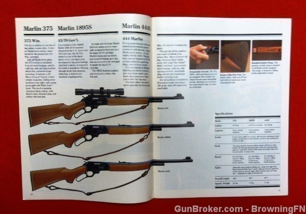 Orig Marlin Sporting Firearms Catalog 1981-img-1