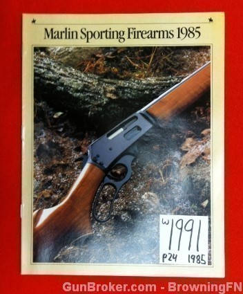 Orig Marlin Firearms  ALL Models  Catalog 1985-img-0