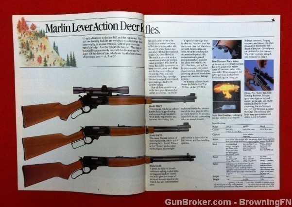 Orig Marlin Firearms  ALL Models  Catalog 1985-img-1