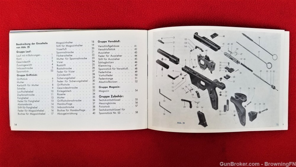 Original Walther Model OSP Owners Instruction Manual German-img-3