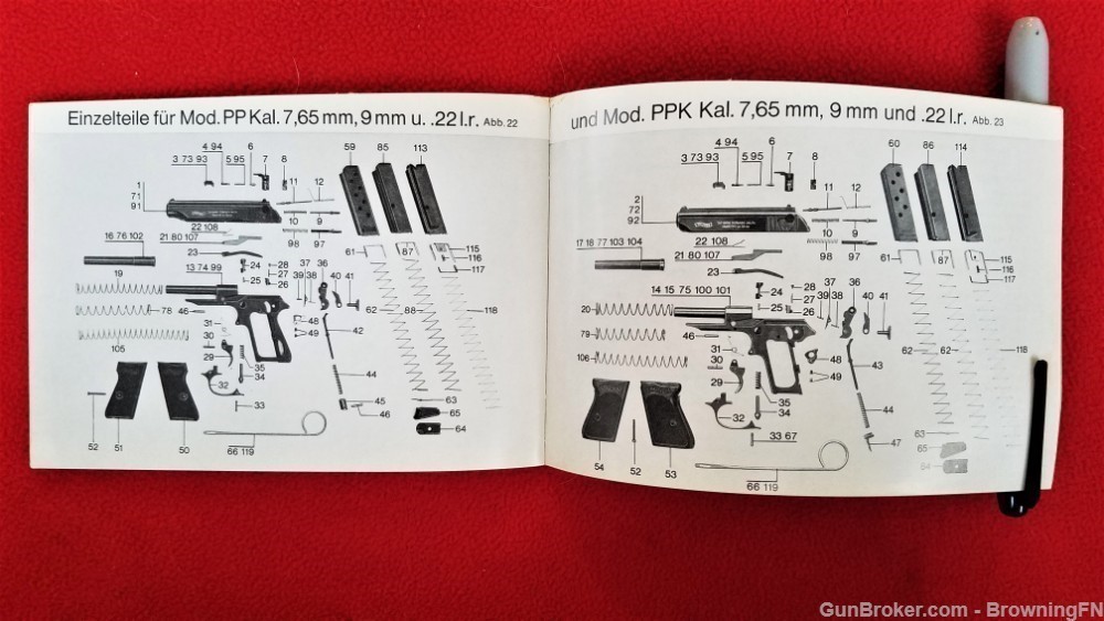 Original Walther PP/PPK Owners Instruction Manual-img-1