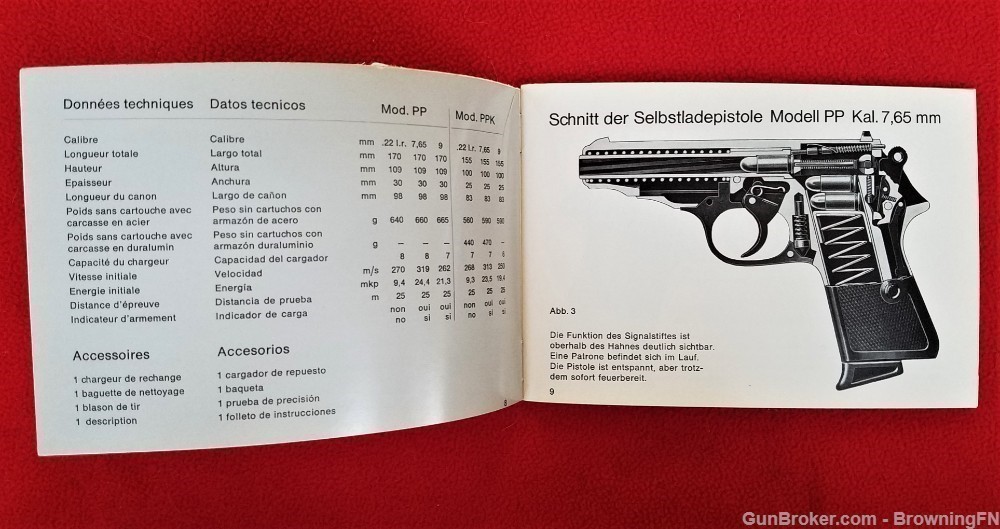 Original Walther PP/PPK Owners Instruction Manual-img-2
