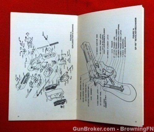 Orig Ruger GP-100 .357 Revolver Owners Instruction Manual 1989-img-1