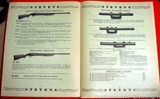 Orig Stevens Springfield Rifles Shotguns 1940-img-7