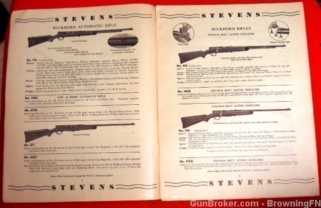 Orig Stevens Springfield Rifles Shotguns 1940-img-2