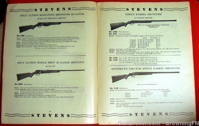 Orig Stevens Springfield Rifles Shotguns 1940-img-5