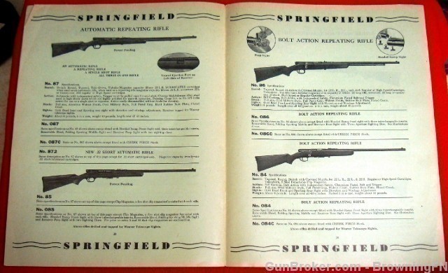 Orig Stevens Springfield Rifles Shotguns 1940-img-10