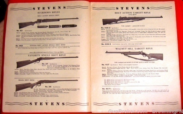 Orig Stevens Springfield Rifles Shotguns 1940-img-3
