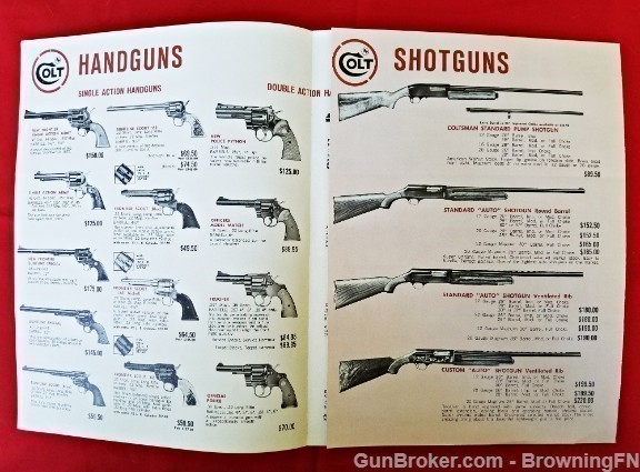 Orig Colt Handguns, Rifles & Shotguns Catalog-img-1