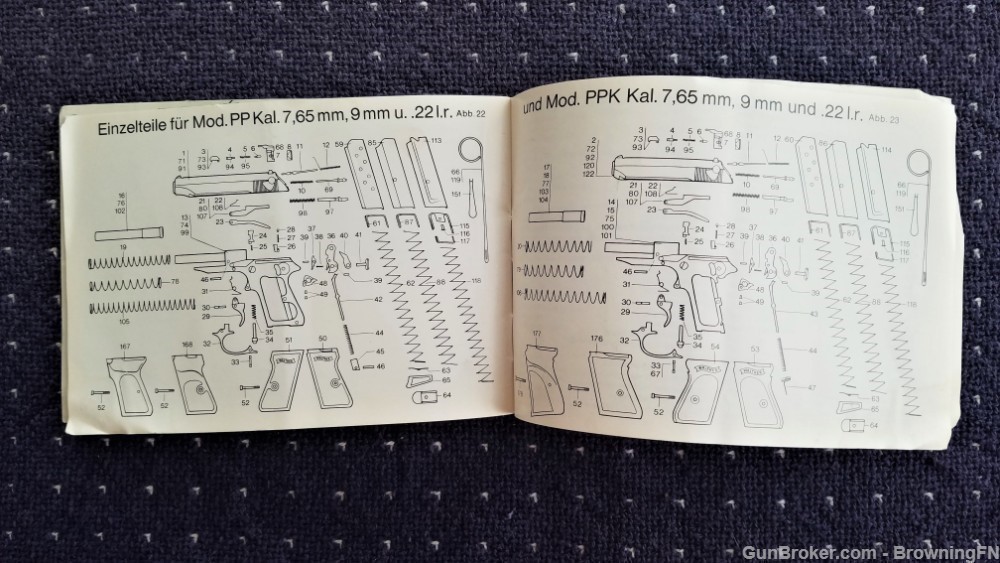 Orig Walther Model PP PPK Owners Manual 1979-img-2