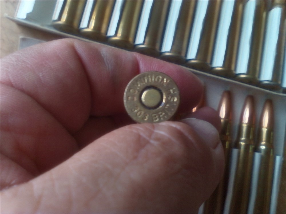 Dominion 303 British-180 gr. Sabre tip ammo& 16 Rds Peters 215 gr. sp ammo-img-3