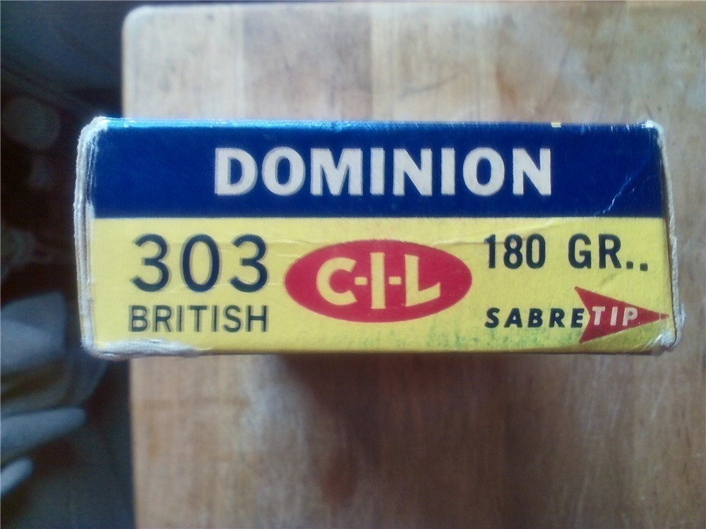 Dominion 303 British-180 gr. Sabre tip ammo& 16 Rds Peters 215 gr. sp ammo-img-0