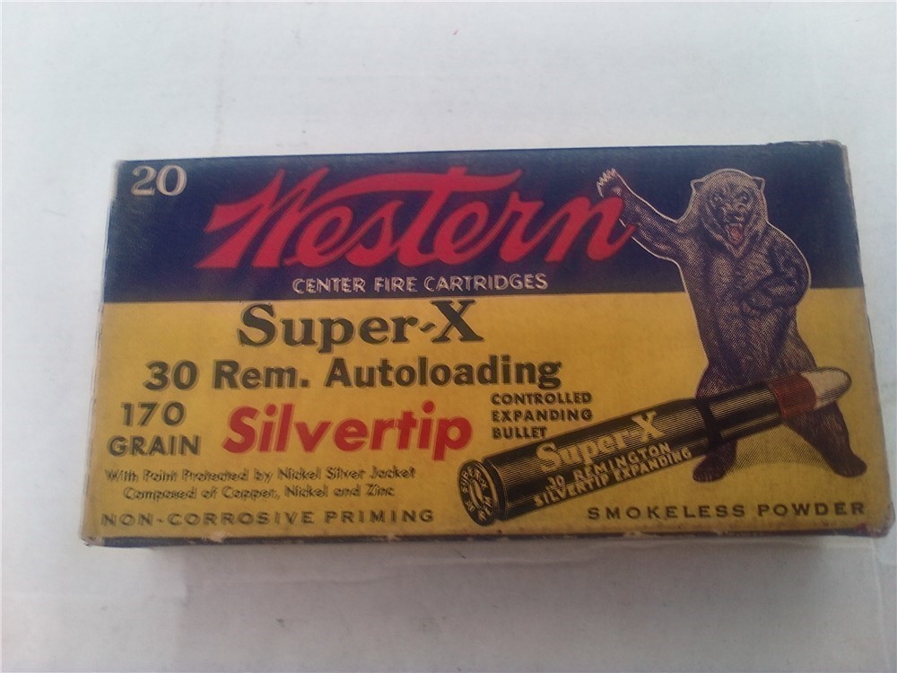 Western Super X 30 Rem.autoloading silvertips-img-0