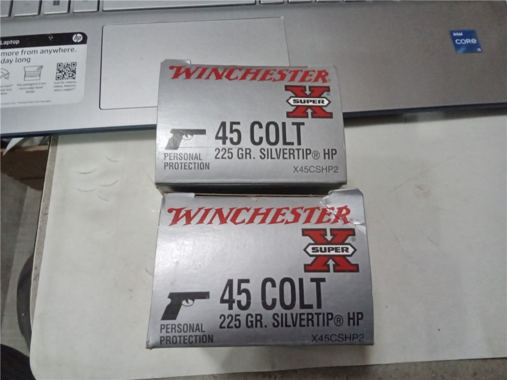 Winchester 45 Colt 225 gr. Silvertip HP ammo-32 rds.-img-1