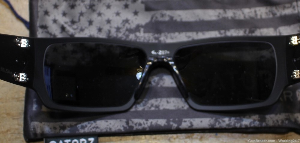 Gatorz Specter Milspec Ballistic Glasses Cerakote Blackout Smoke w/Anti-Fog-img-8