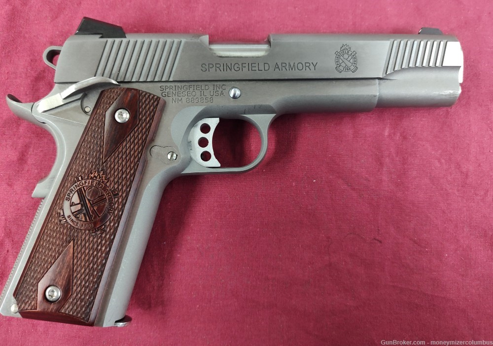 USED SPRINGFIELD ARMORY 1911-A1 STAINLESS 45 ACP-img-0