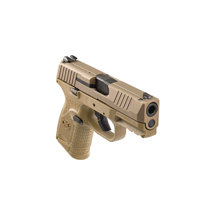FN America 509C Compat 9MM Pistol FDE 3.7, 12/15 Rd.-img-2