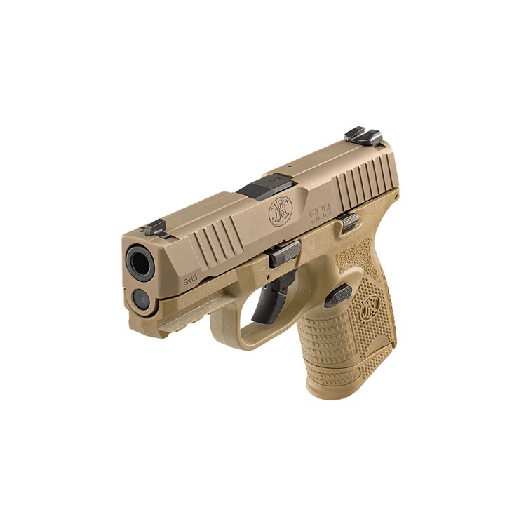 FN America 509C Compat 9MM Pistol FDE 3.7, 12/15 Rd.-img-3