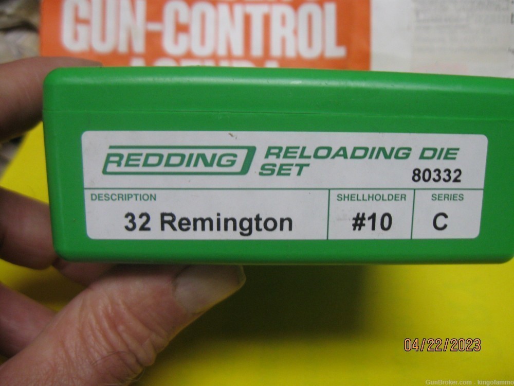 NEW Redding 32 Remington 2 Die Set Special Order Scarce; rifle  brass avail-img-2