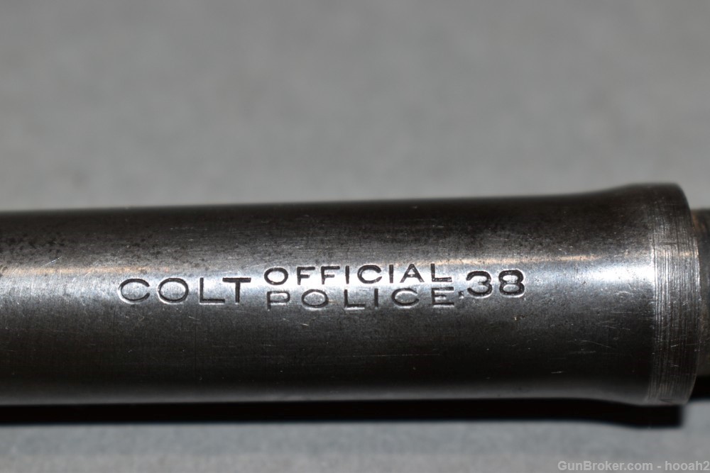 Colt Official Police Revolver Barrel 38 Caliber Used-img-5