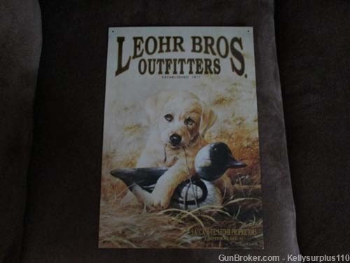 Leohr Brothers Outfitters Tin Sign - 596-img-0