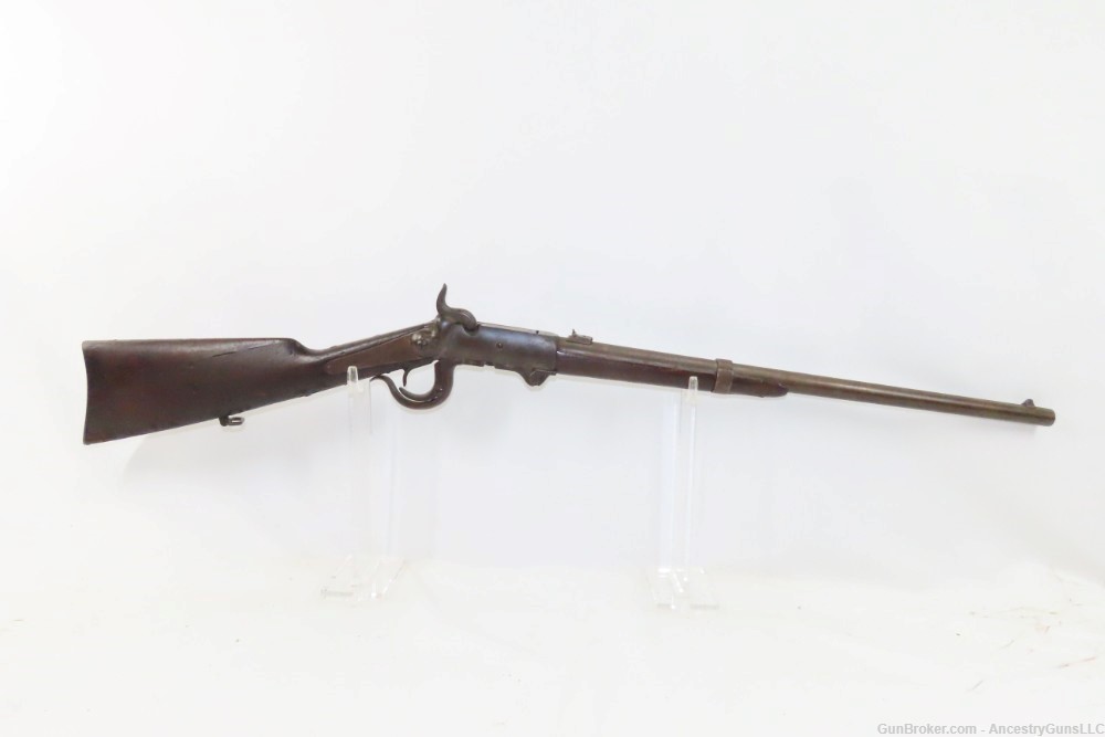 AMERICAN CIVIL WAR Antique U.S. BURNSIDE Model 1864 CAVALRY CARBINE-img-1
