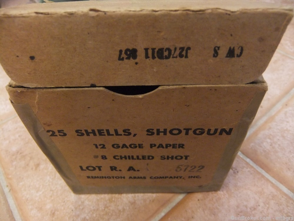 A Full Box of WW2 US Military 12 Ga 8 aerial gunners training Chilled Shot-img-1