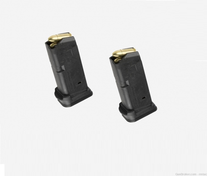 Magpul - 2 PACK - PMAG 12 GL9 GLOCK G26 - 12 Round 9mm - MAG674-BLK - NEW!-img-0