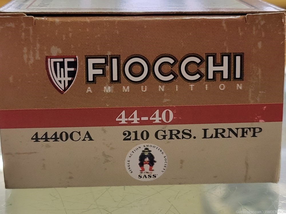 Fiocchi Cowboy Action .44-40 Winchester Ammunition 50 Rounds 4440CA-img-0