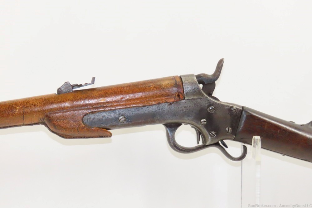 SCARCE Antique AMERICAN CIVIL WAR SHARPS & HANKINS U.S. M1862 NAVY Carbine -img-3