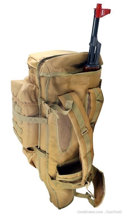 GTZ ACU or Tan 70  Molle Tactical Backpack w/ internal rifle case! LOW$$-img-3