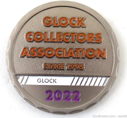 2022 Glock Collectors Association Limited Edition Coin - FREE SHIPPING-img-1