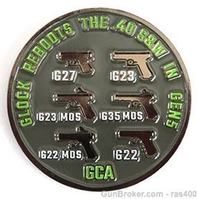 2021 Glock Collectors Association Limited Edition Coin - FREE SHIPPING-img-1