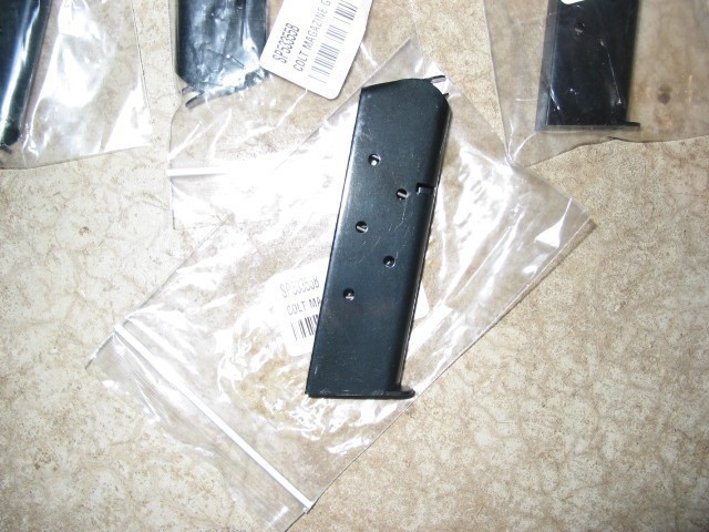 Colt Factory Government .45ACP 7rd. Blue Mags-NEW!-img-3
