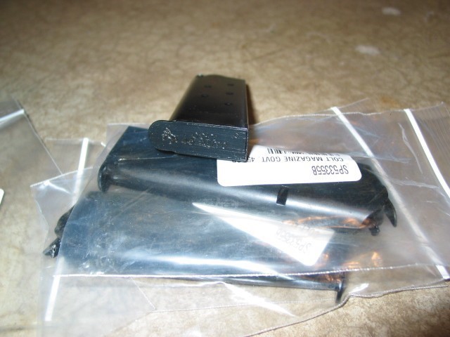 Colt Factory Government .45ACP 7rd. Blue Mags-NEW!-img-4