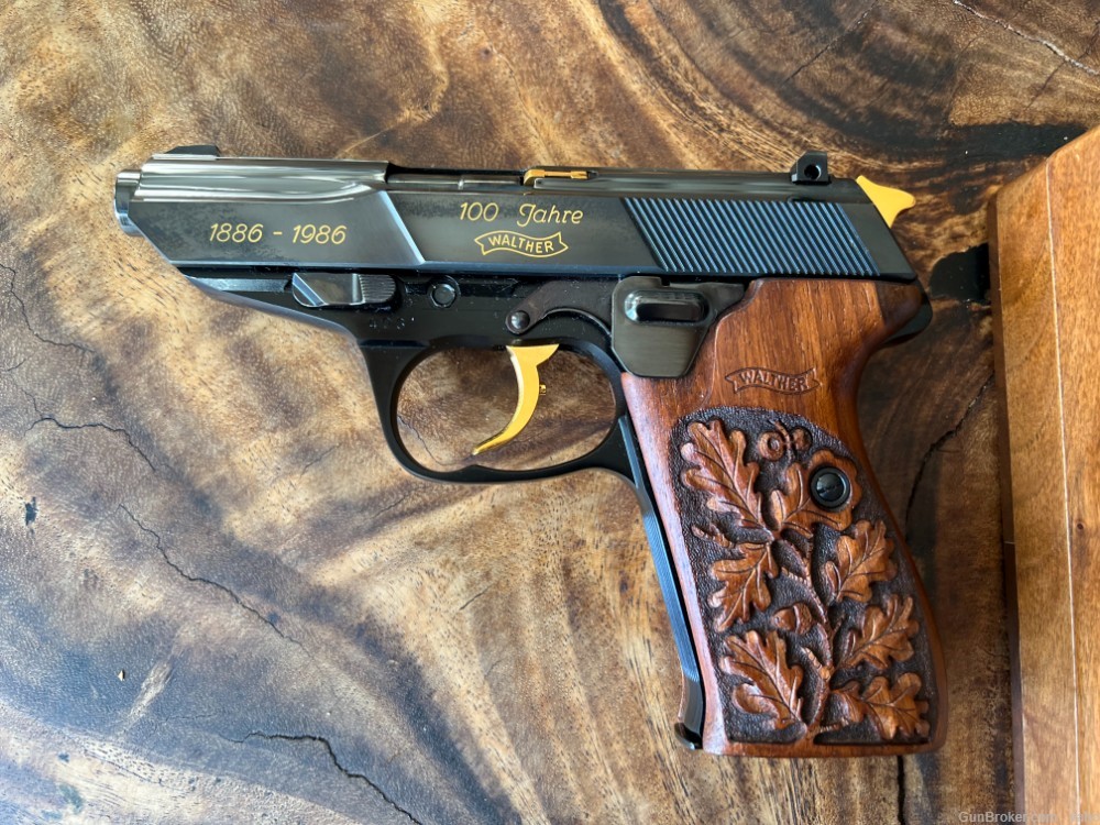 100 Year Commemorative Custom Walther P5 No. 403/Gold Inlays-img-1