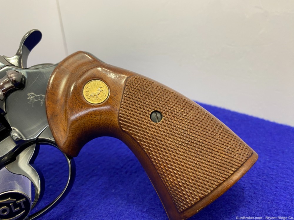 1974 colt python 357 mag blue 4 truly iconic snake series revolver