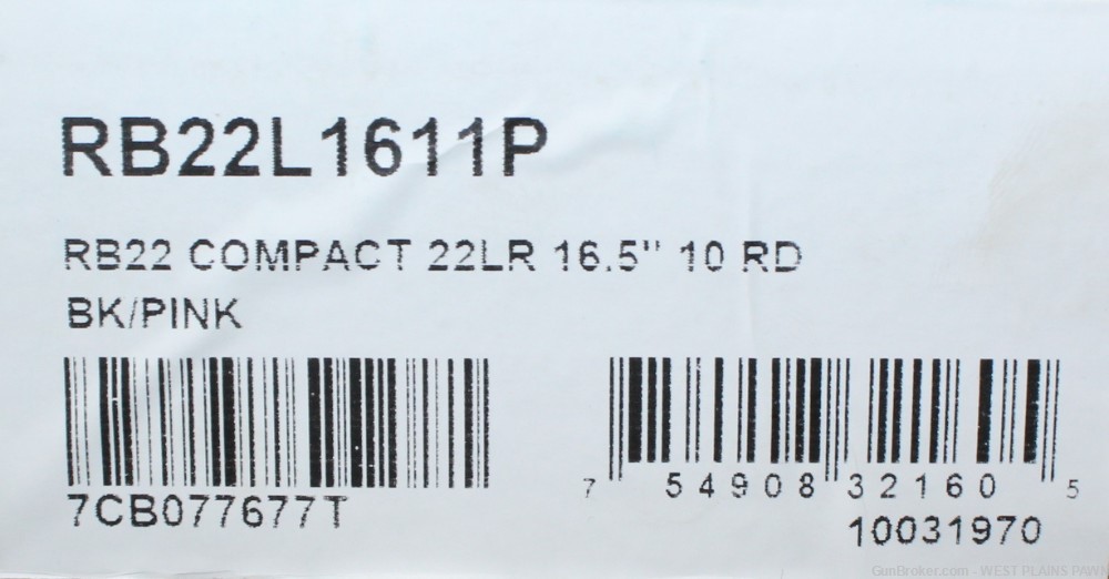 NIB ROSSI RB22 BOLT ACTION RIFLE, .22LR, 16" BRL, 5RND, RB22L1611P-img-3
