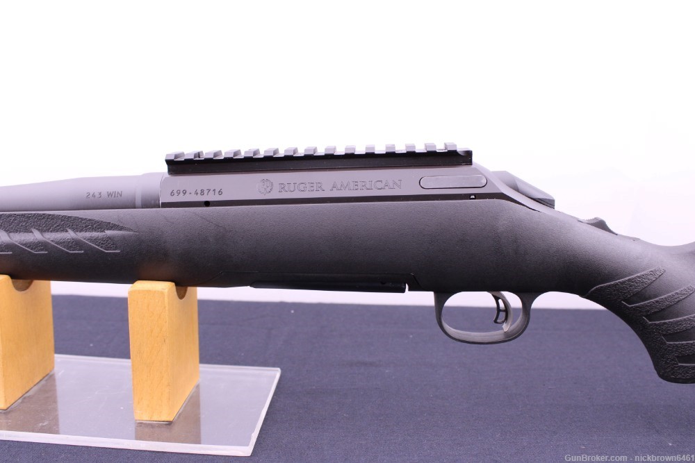 RUGER AMERICAN 243 WINCHESTER 22” BARREL INTEGRATED PIC RAIL -img-10