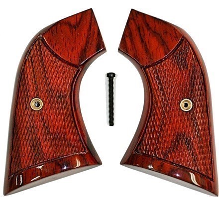 Ruger Vaquero XR3-Red, New Model Blackhawk Checkered Grips-img-0