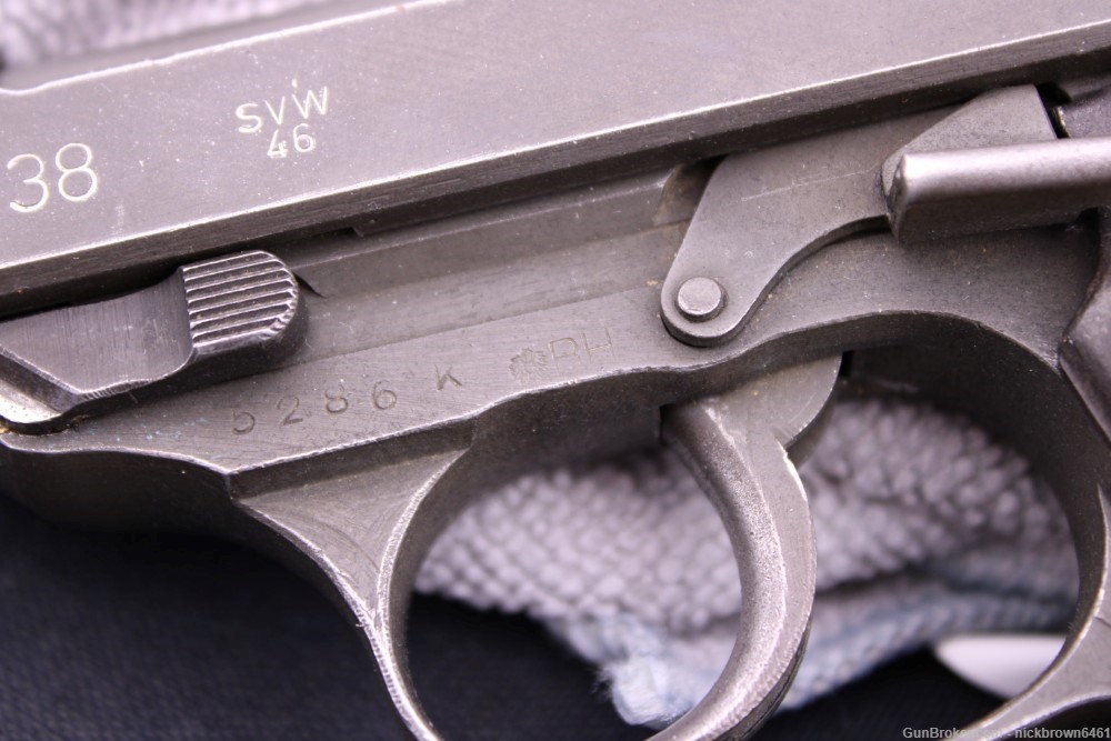 MAUSER P38 SVW 46 9MM POST WAR "GRAY GHOST" FRENCH OCCUPATION-img-6