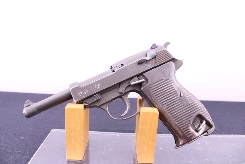 MAUSER P38 SVW 46 9MM POST WAR "GRAY GHOST" FRENCH OCCUPATION-img-1