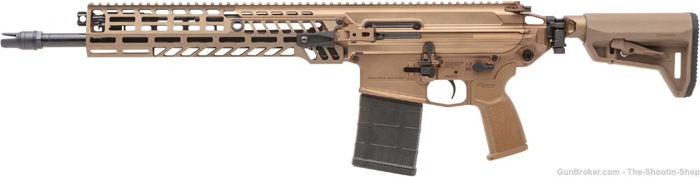 Sig Sauer MCX SPEAR Rifle 7.62X51 NATO Coyote 16" 308WIN 20RD FDE SF Folder-img-0