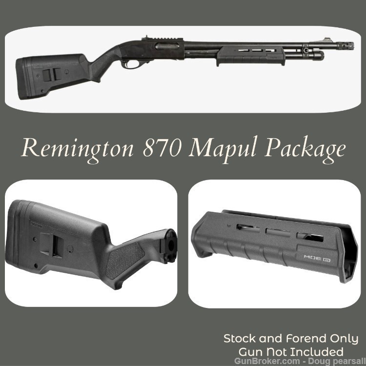 Magpul Industries, MOE M-LOK Forend & Stock Bundle, Fits Remington 870,-img-0