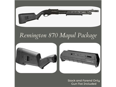 Magpul Industries, MOE M-LOK Forend & Stock Bundle, Fits Remington 870,