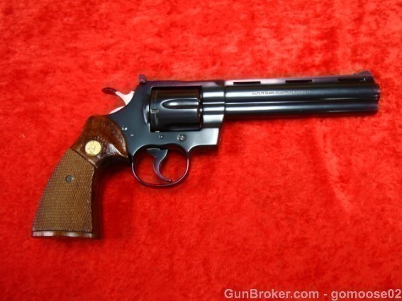 1979 COLT PYTHON 357 Magnum Royal Blue 6" Barrel Snake WE BUY & TRADE GUN-img-4