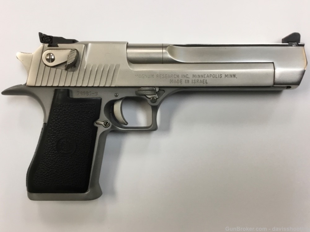 Magnum Research - Desert Eagle 44 MAG - Nickel - Made in Israel - W/Box, A+-img-0