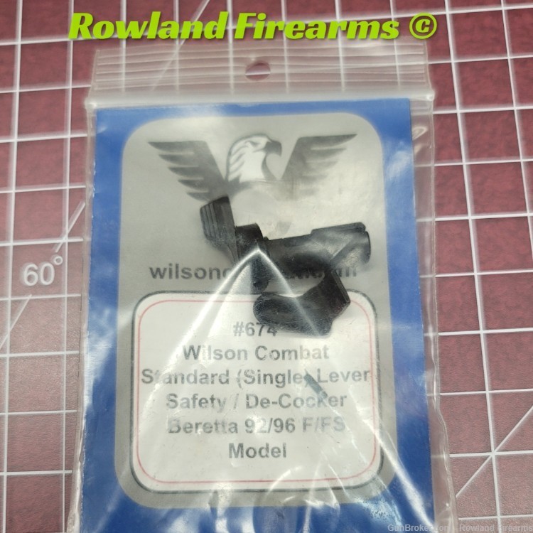 Wilson Combat, Beretta 92/96 F/FS Standard (Single) Lever Safety Decocker-img-0