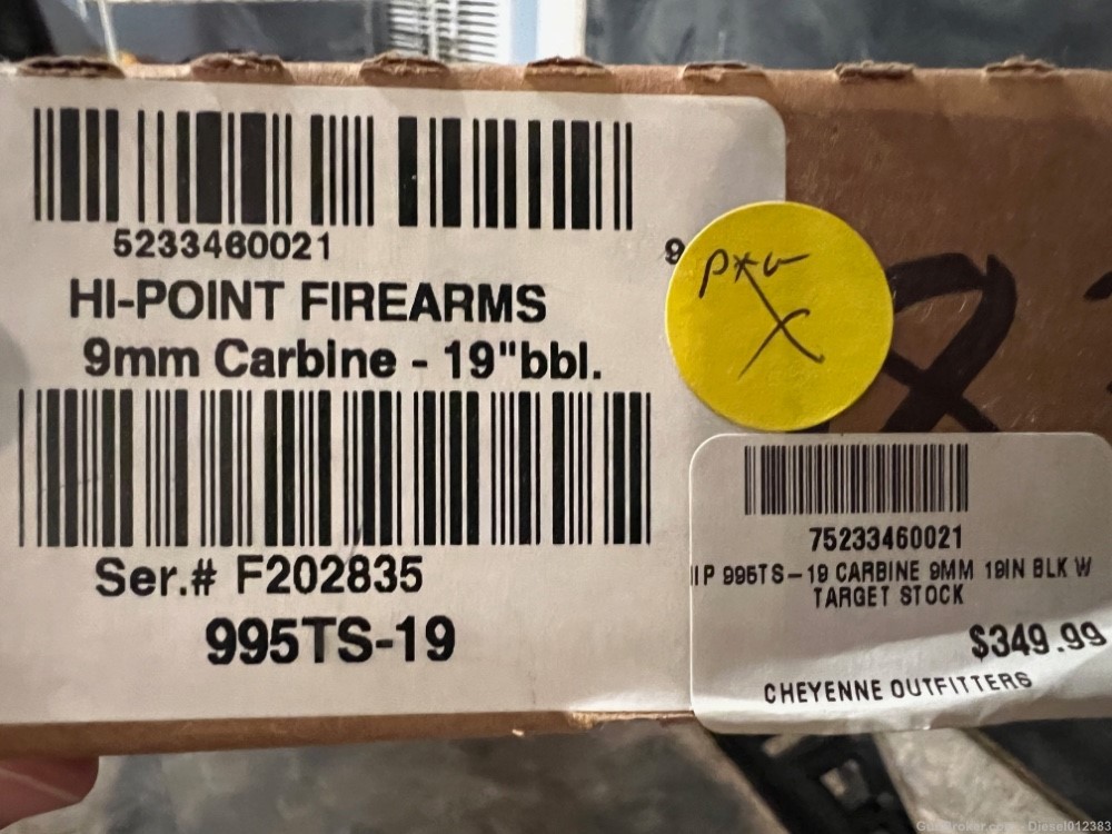 Hi Point 9mm Carbine 19” Barrel Model 995TS-19 2 Extra Magazines-img-4